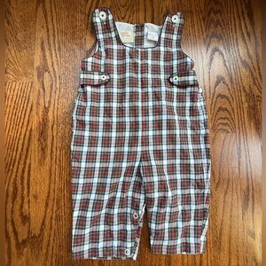 Carriage Boutique Plaid Jon Jon 6 Months